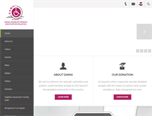Tablet Screenshot of damai.org.my